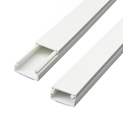 Moulure éléctrique adhésive - 20 x 10MM - L 2M - Blanc