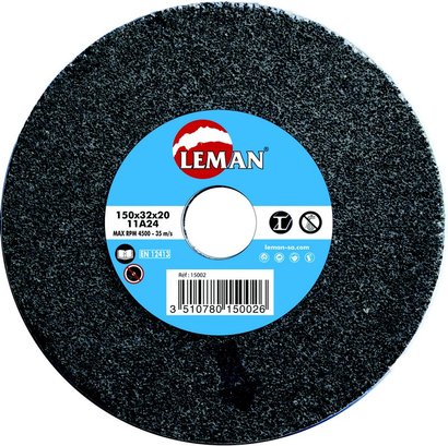 MEULE TOURET VITRIFIEE CORINDON GRISE 200X20X32 FINITION GRAIN 60