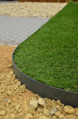 Bordure DELIMA pour délimitation jardin flexible 2400x80x45 mm Vert