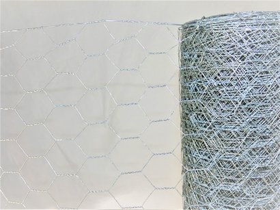 Grillage Triple torsion ESAGONA 3 x 25 mm Galva - Fil 1,9/2,5 mm- Rouleau 50 ml