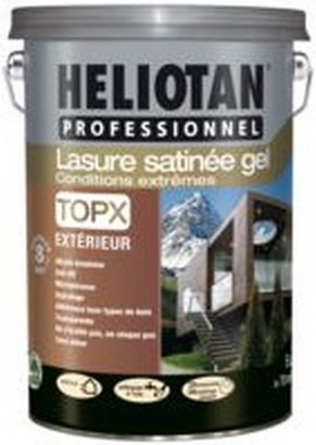 Lasure Héliotan Professionnel TOP X Gel Phase aqueuse Naturel 5L