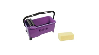 Bac de rinçage avec éponge CLEAN