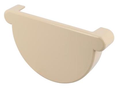 Fond de gouttière TECHTAN® gouttière demi-ronde à coller Ø25MM sable - Nicoll