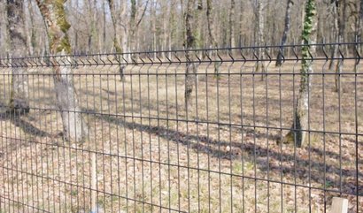 PANNEAU ZEPHYR 44 MEDIUM GRIS 7016 L 2 M HT 1.23 M DIAM FIL 4 MM - MAILLE DE 200 X 55.5