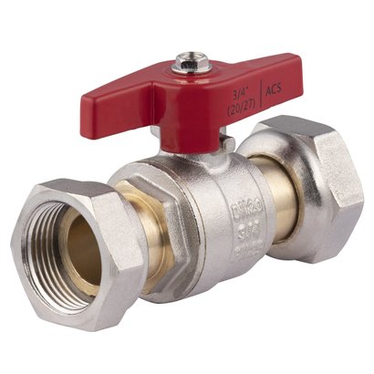 VANNE SPHERE PAPILLON ECROU.L FF 3/4 