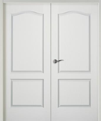 BLOC PORTE POSTFORMEE PREPEINTE PLAISANCE 2040 X 1260 DROITE POUSSANT HUISSERIE 88 X 55 RECOUVREMENT SANS JOINT CONFORT