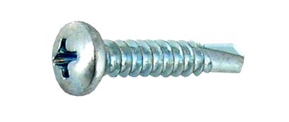 Vis tôle autoperceuse Cruciforme Tête cylindrique Acier zingué 4,8x38 Vybac de 80