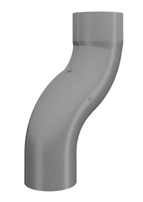 CONTRE COUDE DIA 100 GRIS METAL RAL 9007