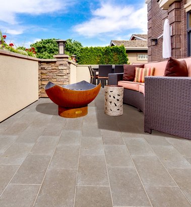 Dalles Pierre d'Egypte LUXOR GREY Tumbled 40 x 60 ép. 2 cm