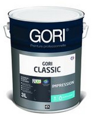 Peinture acrylique GORICLASSIC Murs et plafonds classique mat blanc 3L