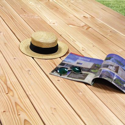 Lame de terrasse en DOUGLAS 90% - Profil Neso - 26x145mm L.4m