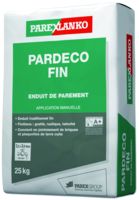 Enduit de finition manuel PARDECO FIN T20 25KG sable clair