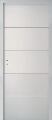 Bloc-porte coupe feu EI30 HORIZON à chant droit -Huisserie Perf+ 66 x 54MM - Serrure 1 point - poussant droit - 204 x 93CM