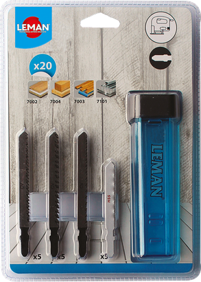 Assortiment 10 lames scie sauteuse - Leman