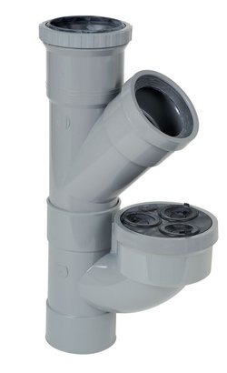 CULOTTE UNIVERSELLE ORIENTABLE SIMPLE 45° DIAMETRE 100 - BTUNI1