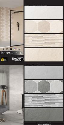 Panneau expo KEON 20x60 relieve et décor - Pnx format 1925x1000x20mm