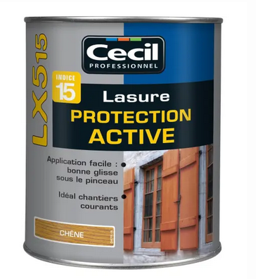 Lasure Protection Active LX515 - Chêne - Pot de 1L