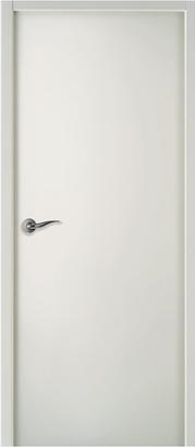 Bloc-porte PLAN à Recouvrement - Plane Ame Alvéolaire - Huisserie PERF+ 72x55mm - Serrure PDDT - Poussant Droit - 204x63cm - AXE 50MM