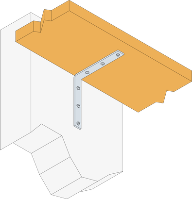 EQUERRE DE RENFORT 18 X 50 X 50 X 4