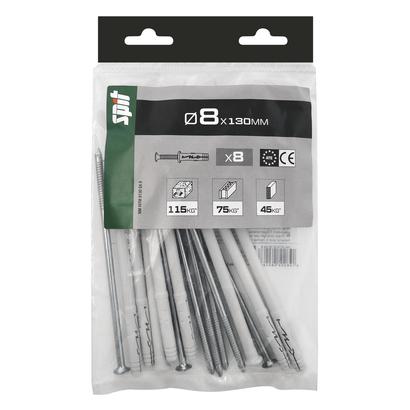 Cheville  à frapper HIT M SPIT TF  Ø8x130MM - Sachet de 8 pièces