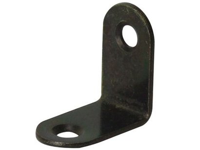 Equerre de chaise Acier epoxy noir 25x25x15 Blister de 4