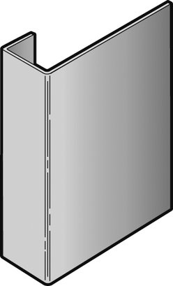 Profil de raccord CEDRAL CLICK 3 m - C01 Blanc 