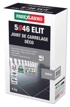 Joint carrelage ELIT fin décoratif mur et sol CG2 W perle 5kg (5046)