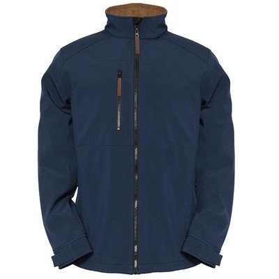 VESTE SOFTSHELL BLEU ECLIPSE T.L