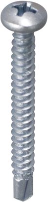 Vis autoperceuse PHILLIPS N°2 Tête cylindrique bombée Acier zingué 3,5x9,5 Boite de 500