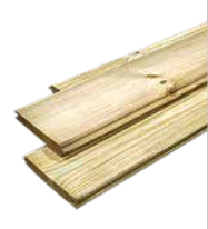 Lame de finition Intermédiaire pour clôture Bois EVOLU H21 -21x145mm L.1,80m - Vert