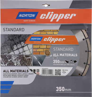 Disque diamant STANDARD 4x4 350x25,4/20