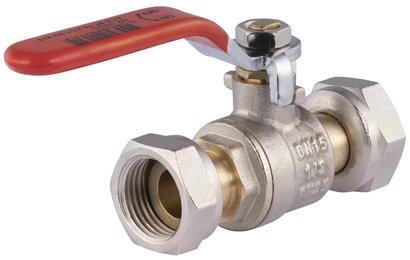 VANNE SPHERE MANETTE PLATE ECR.L FF 1/2 