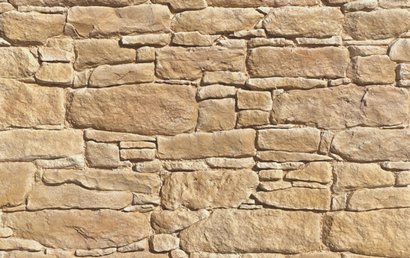 Chaine d'angle TERTUS L.51/46x l.25/30x Ht30/32cm ép.3cm - Coloris Beige Doré