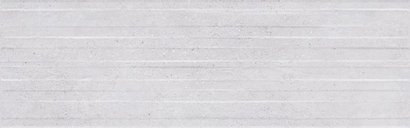 CARRELAGE MURAL DECOR CI DOWNTOWN 25 X 80 X 1 RELIEF WHITE