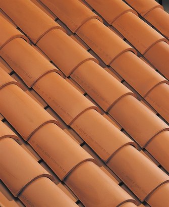 TUILE CANAL À TENONS LYONNAISE 40 POUDENX VIEILLI