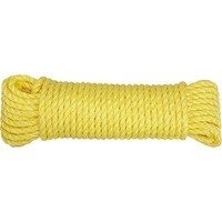 BOBINE CORDAGE POLYPROPYLENE JAUNE D 6 MM X 165 M