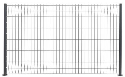 GRILLAGE PANNEAU AXIS S RAL 7006 1.53M LG 2.50M MAILLE 100X55 DIAM 4MM-POTEAU AXOR