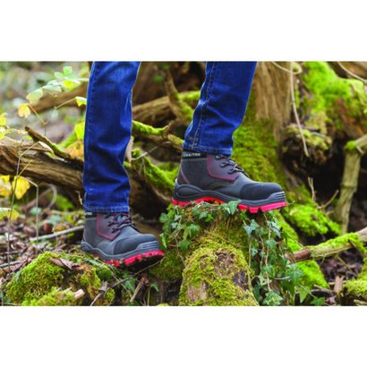 Chaussure VARADERO S3 - Haute - Homme - Noir/Rouge - T.40