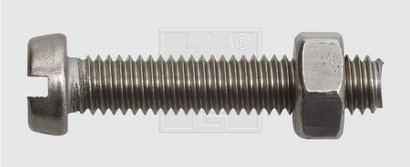 VIS METAUX T.C. INOX A2  6 X 50 mm ECROU - P/4