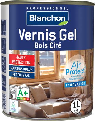 VERNIS GEL BOIS CIRE GRIS PERLE 1L
