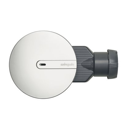 Bonde de douche SLIM+ Ø 90 mm extraplate dôme abs chromé sortie horizontale                      