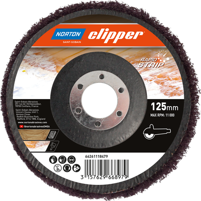 Disque de decapage CLASSIC BOIS/VERNIS 125MM