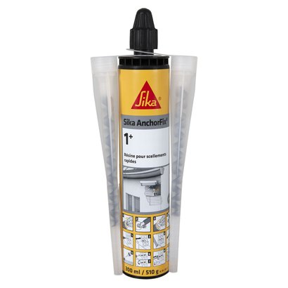 Scellement chimique rapide Sika AnchorFix -1+ gris 300ML 