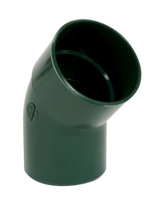 COUDE MALE-FEMELLE 45° DIAMETRE 80 VERT - UCR4GTV