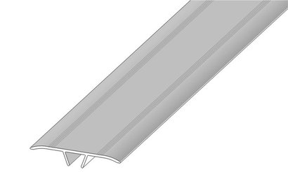 Couvre joint PVC plat 70mm blanc