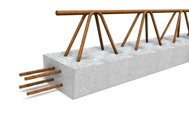 Poutre en béton PPR 137-4 L. 4.30 m