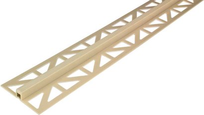 Profilé pour joint de fractionnement DURAFLEX PVC largeur 5 mm - Ht 12,5 mm Beige - DFP 1232-5/250