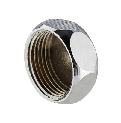 BOUCHON F 1/2 CHROME SACHET 2 PIECES 