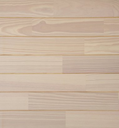 Lambris Blanc Cérusé sans nœuds - Profil Grain d'Orge décalé - 2m x 9cm ép.10mm