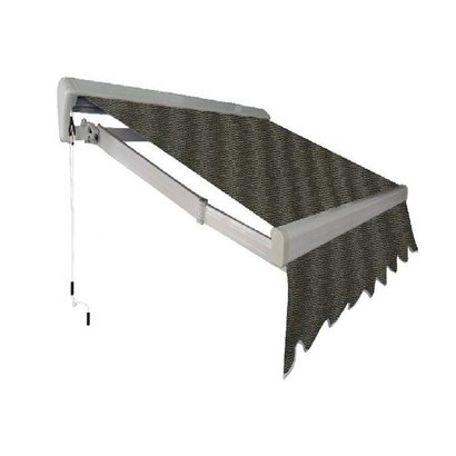 Store banne manuel semi coffre - 4 x 3M - Gris